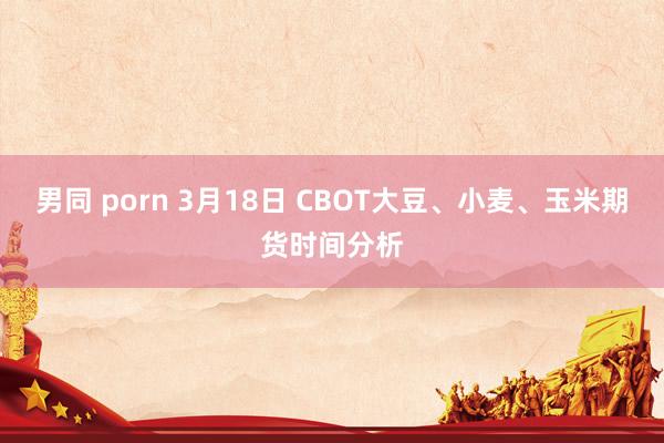 男同 porn 3月18日 CBOT大豆、小麦、玉米期货时间分析